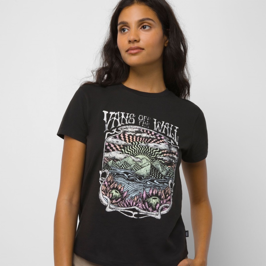 Vans Fieldtripz Crew Tee μαύρο