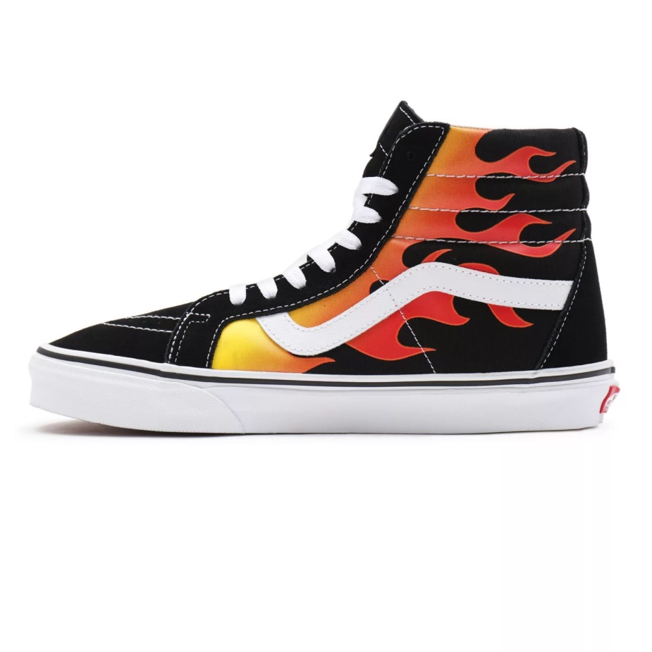Vans Flame Sk8-hi παπούτσια επανέκδοσης μαύρα
