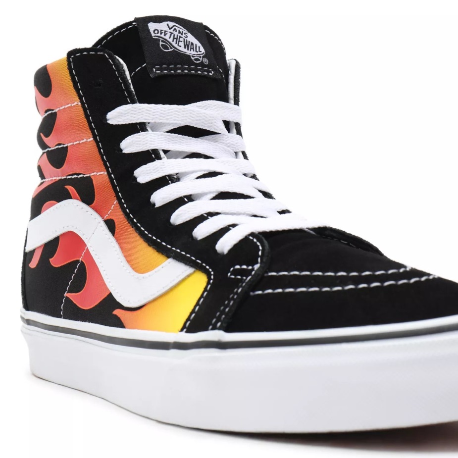 Vans Flame Sk8-hi παπούτσια επανέκδοσης μαύρα