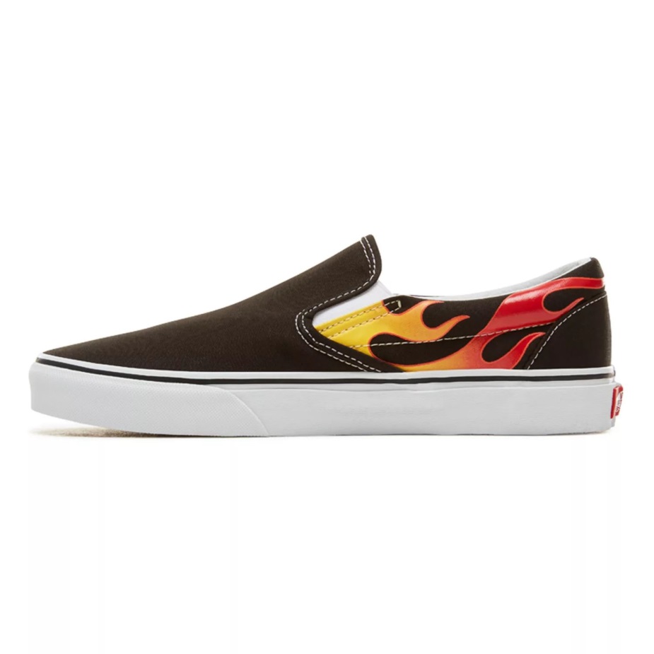 Vans Flame κλασικά Slip-on παπούτσια μαύρα