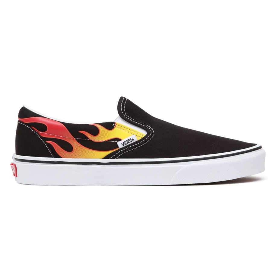 Vans Flame κλασικά Slip-on παπούτσια μαύρα