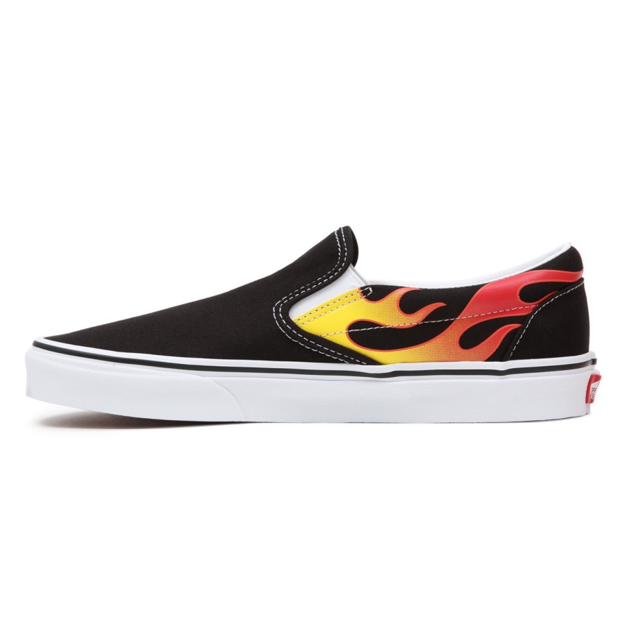 Vans Flame κλασικά Slip-on παπούτσια μαύρα