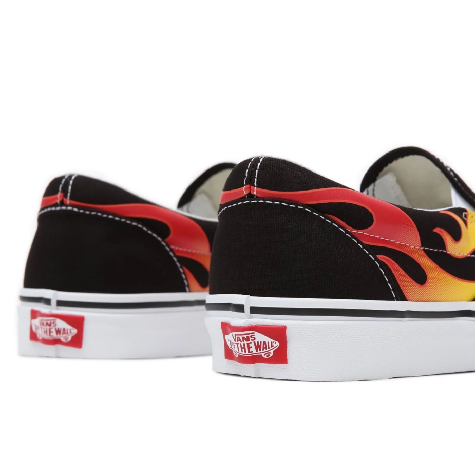 Vans Flame κλασικά Slip-on παπούτσια μαύρα