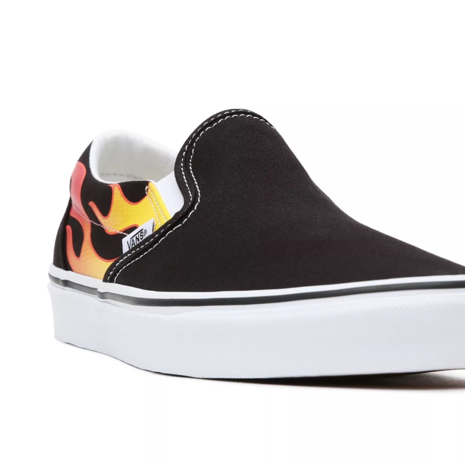 Vans Flame κλασικά Slip-on παπούτσια μαύρα