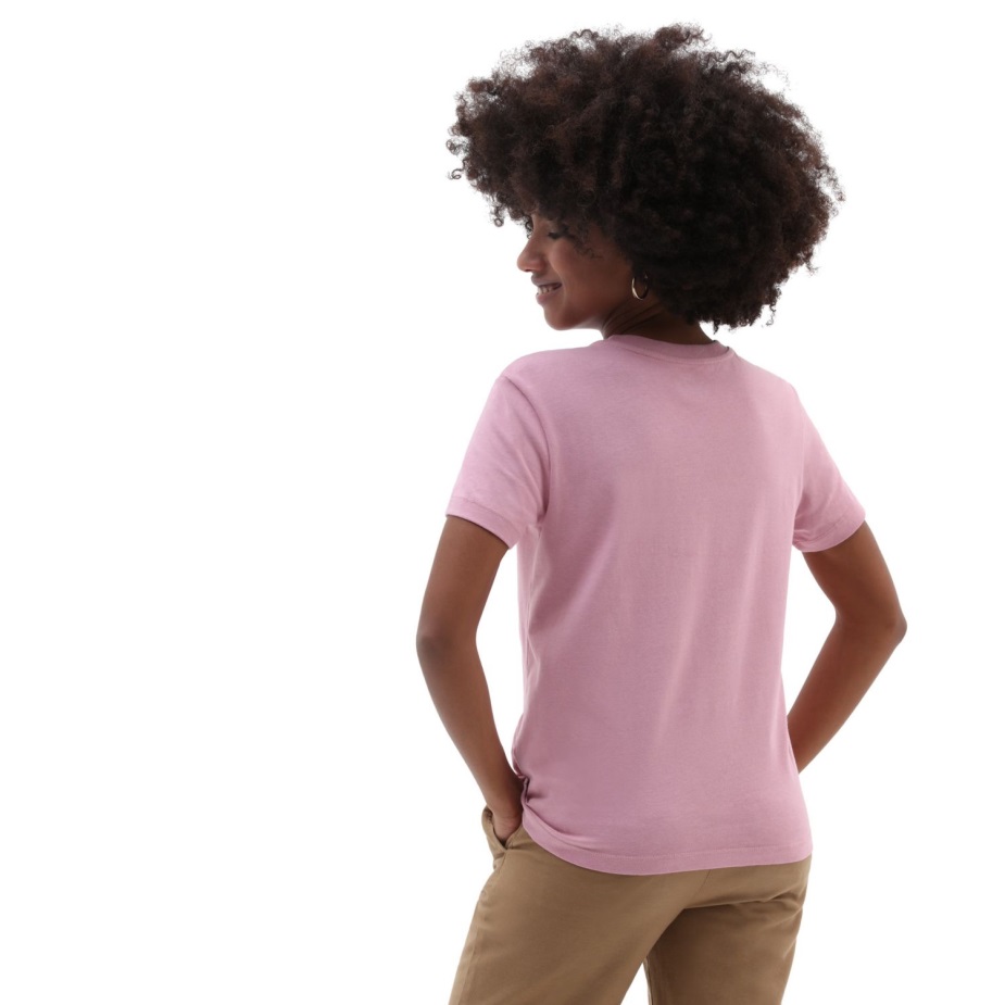 Vans Flying V Crew T-shirt ροζ