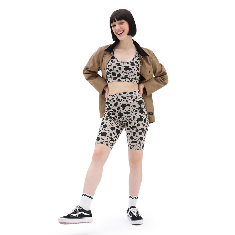 Vans Flying V εμπριμέ σουτιέν μαύρο