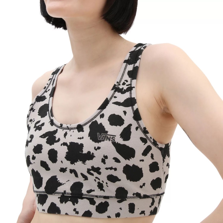 Vans Flying V εμπριμέ σουτιέν μαύρο