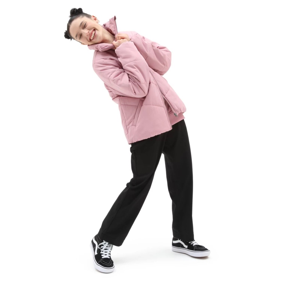 Vans Foundry Puff Mte μπουφάν ροζ