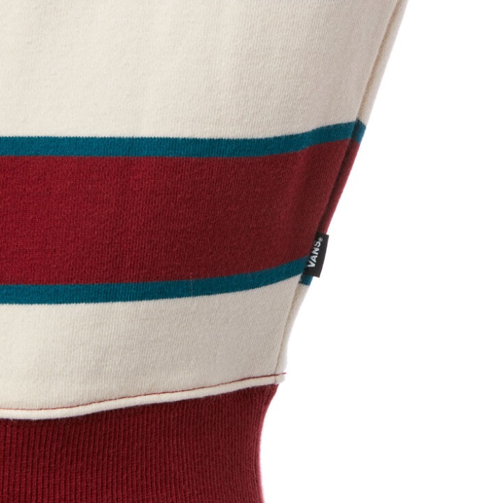 Vans Frohlich Stripe Crew πουλόβερ ρόδι ρίγα