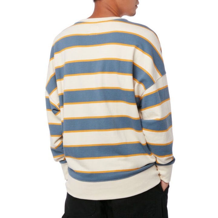 Vans Frohlich ριγέ πουλόβερ Crew τσιμέντο μπλε ρίγα