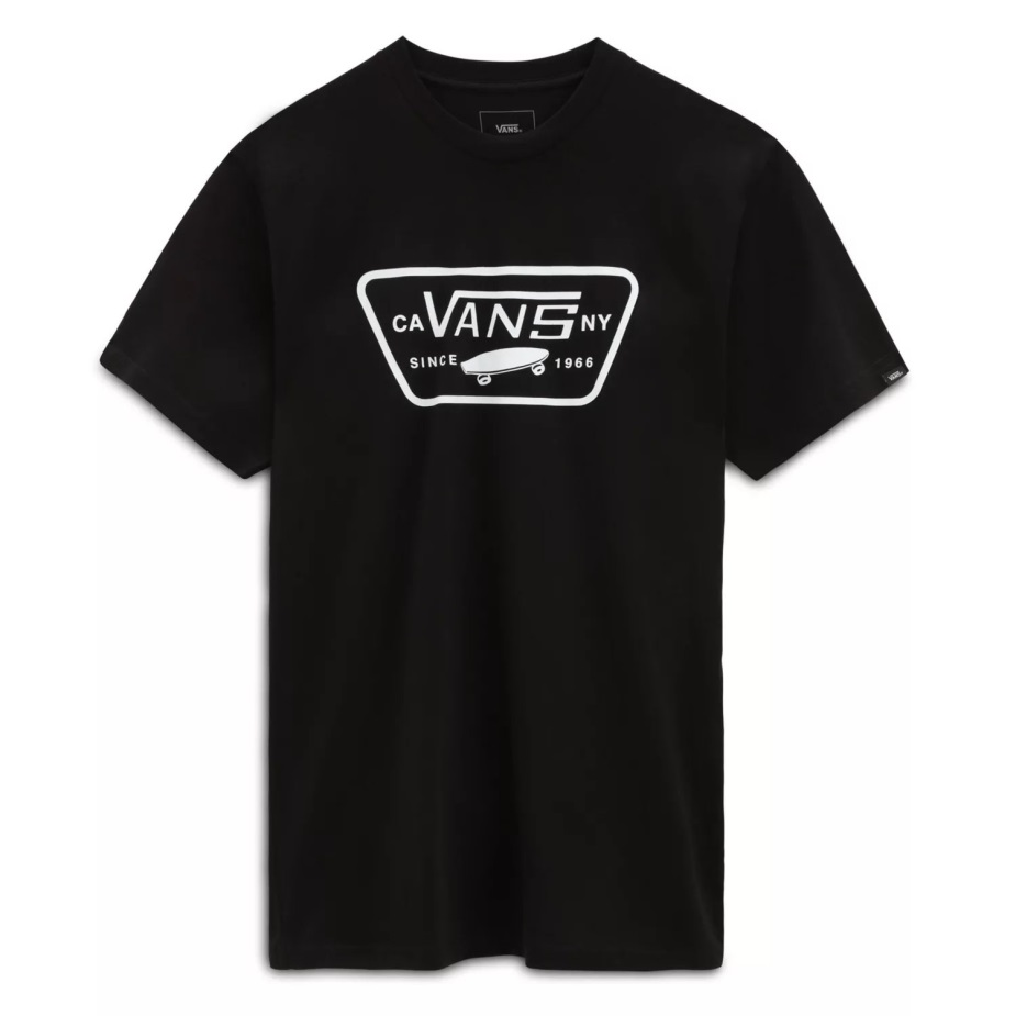 Vans Full Patch T-shirt μαύρο-άσπρο
