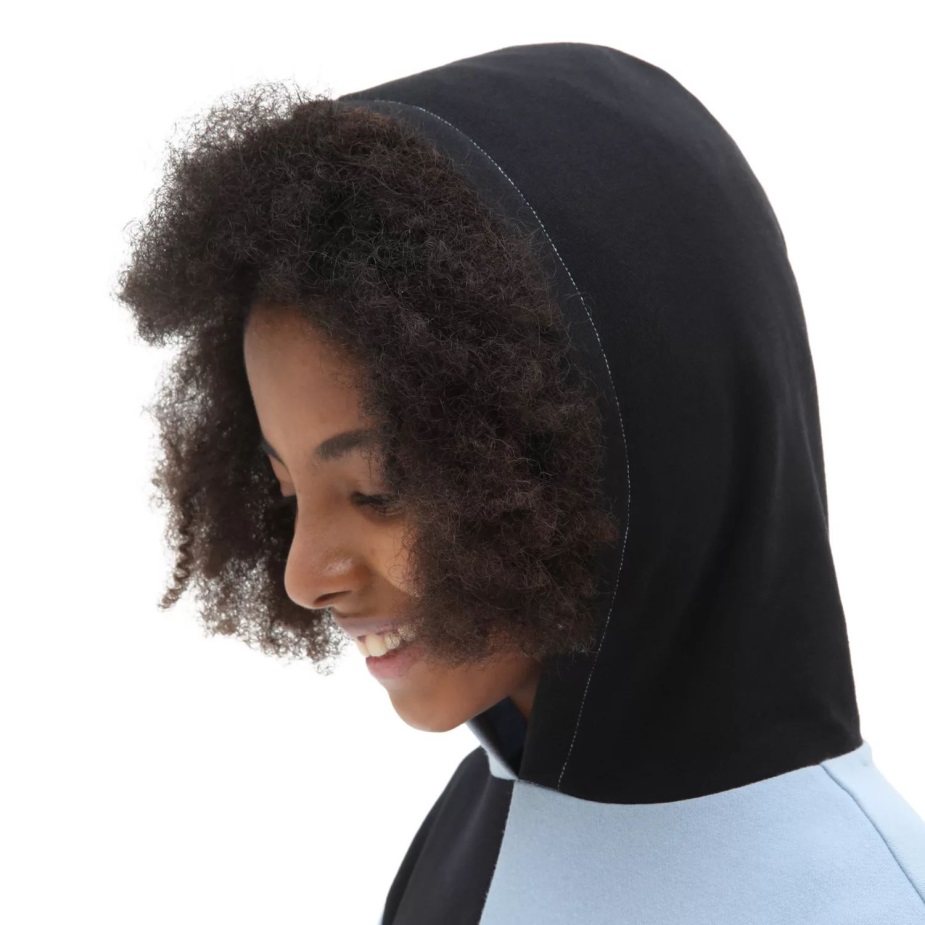 Vans Girls Block It Crop Hoodie (8-14 ετών) μπλε