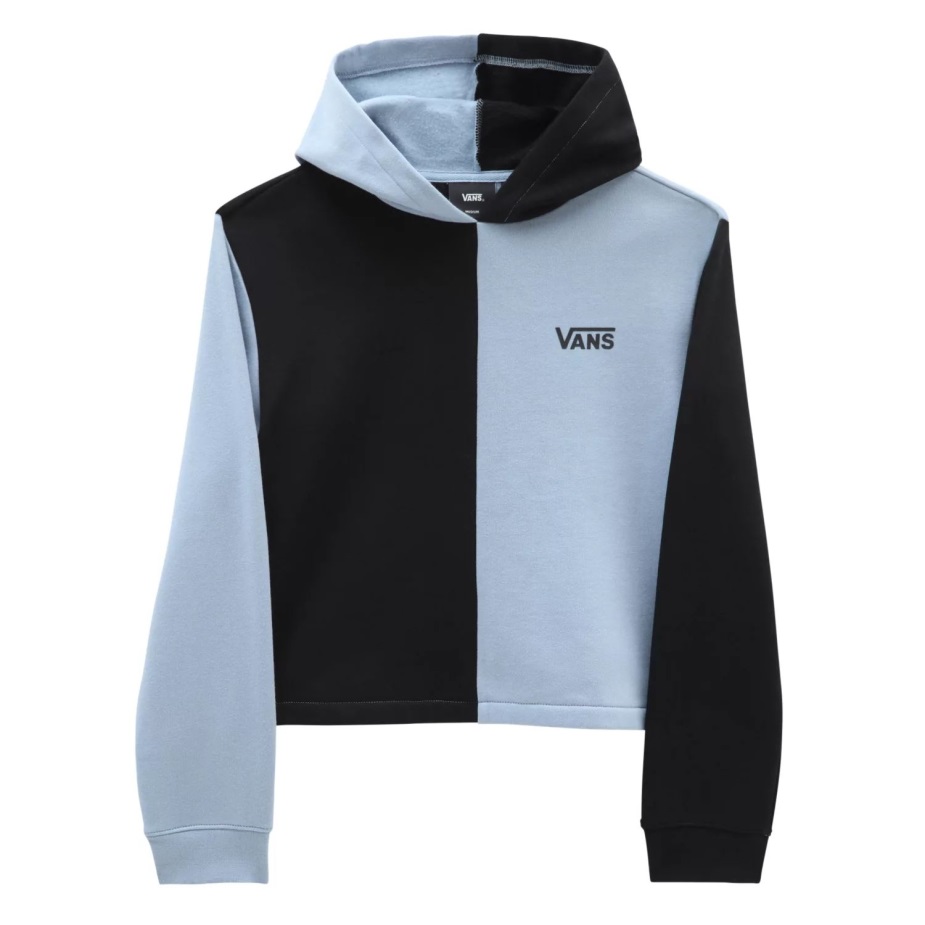 Vans Girls Block It Crop Hoodie (8-14 ετών) μπλε