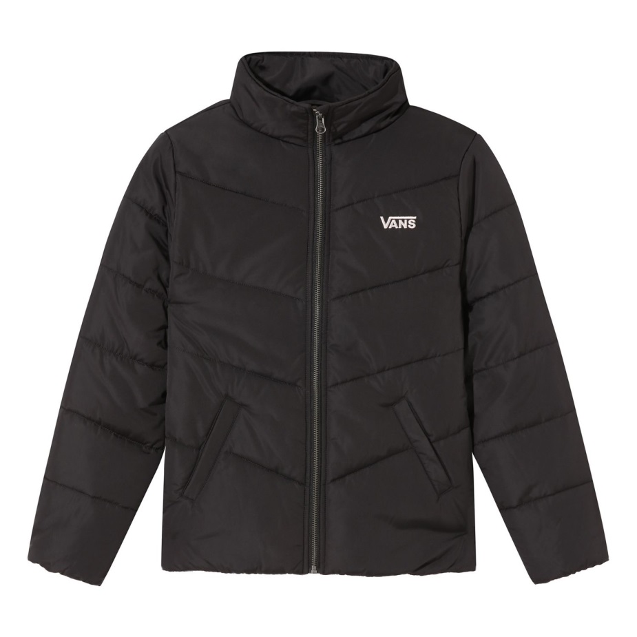 Vans Girls Foundry Puffer Mte Jacket (8-14 ετών) μαύρο