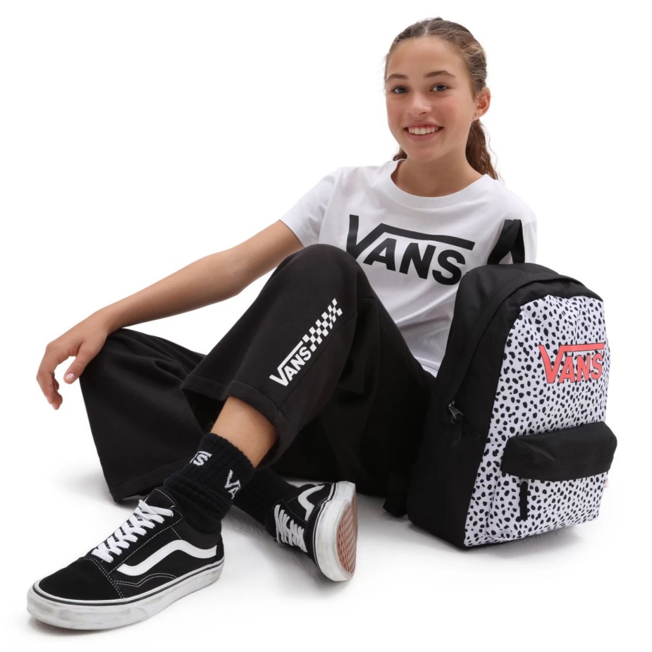 Vans Girls μαυροπίνακα Crop φούτερ (8-14 ετών) μαύρο