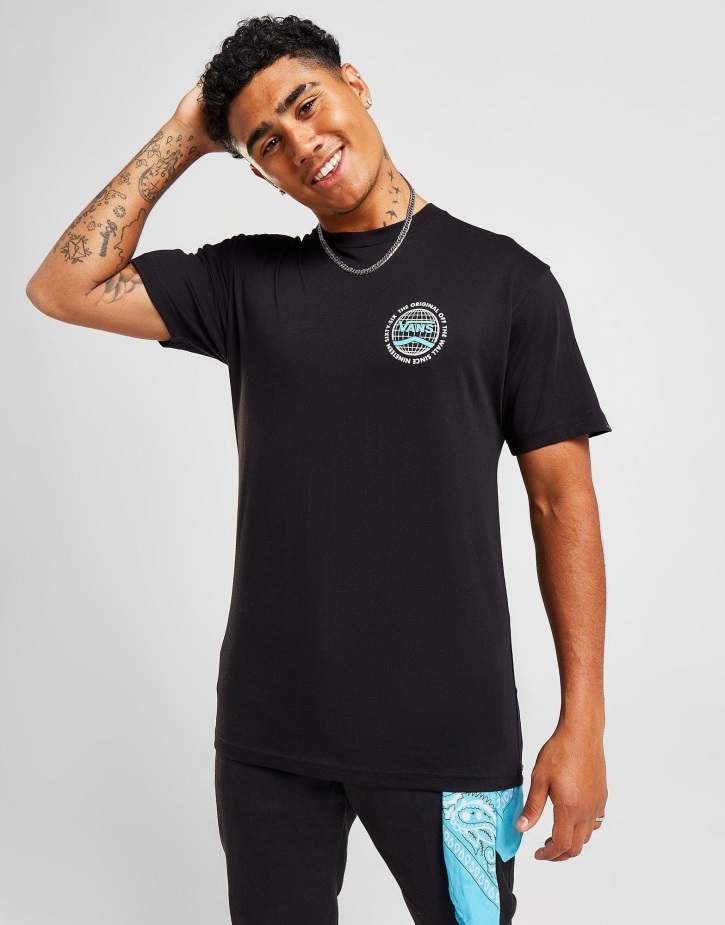 Vans Globe T-shirt μαύρο
