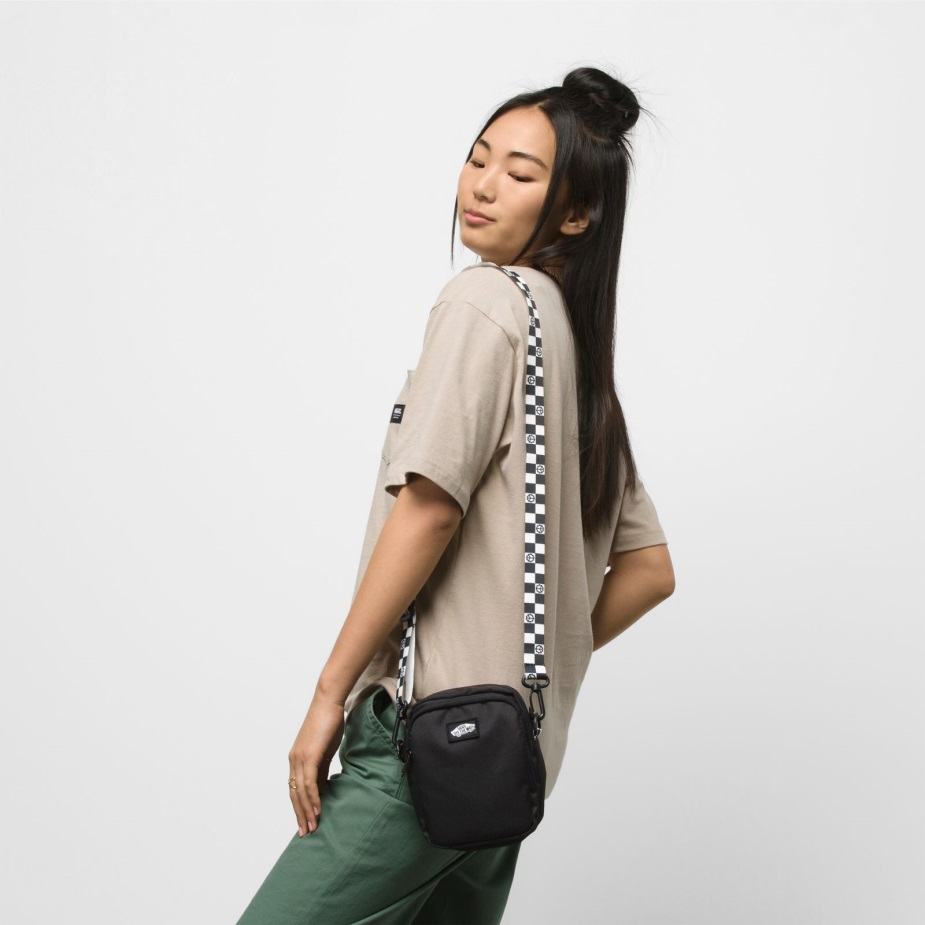 Vans Go Getter Crossbody Bag μαύρο-μαύρο-άσπρο