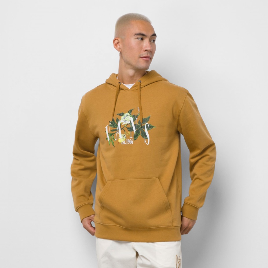 Vans Greener Grounds Hoodie Hoodie καφέ