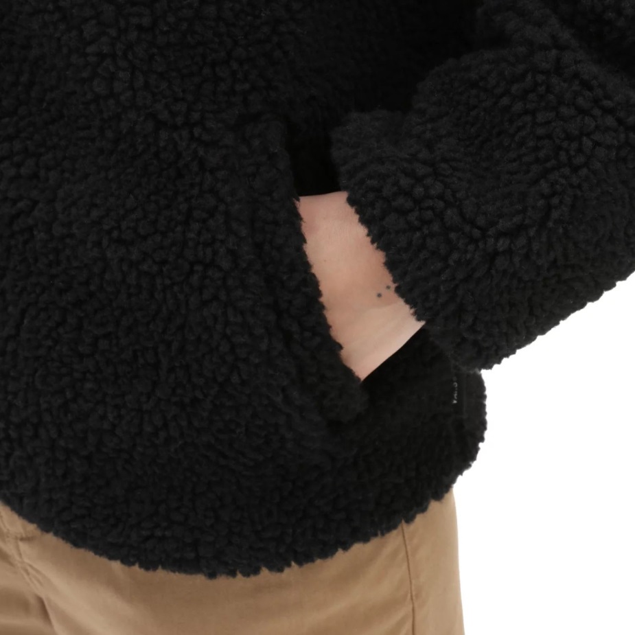 Vans Griffen Sherpa σακάκι με φερμουάρ μαύρο