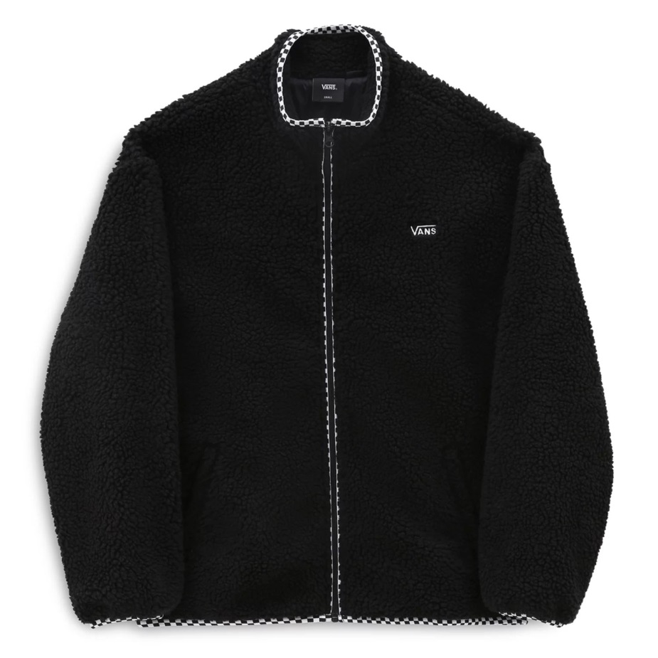 Vans Griffen Sherpa σακάκι με φερμουάρ μαύρο