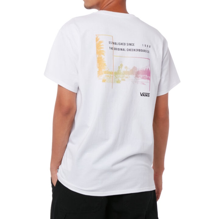 Vans Grind Edge T-shirt λευκό