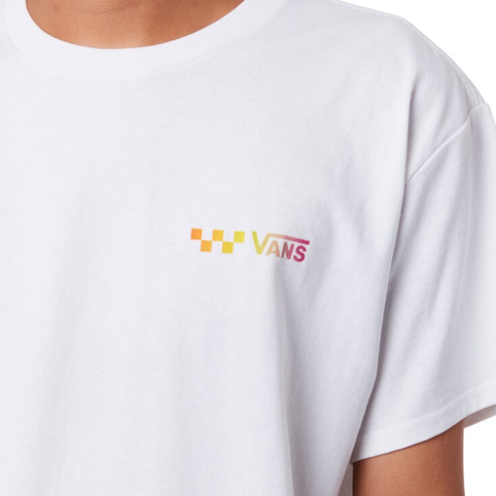 Vans Grind Edge T-shirt λευκό