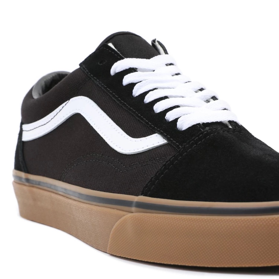 Vans Gumsole παλιά παπούτσια Skool μαύρα