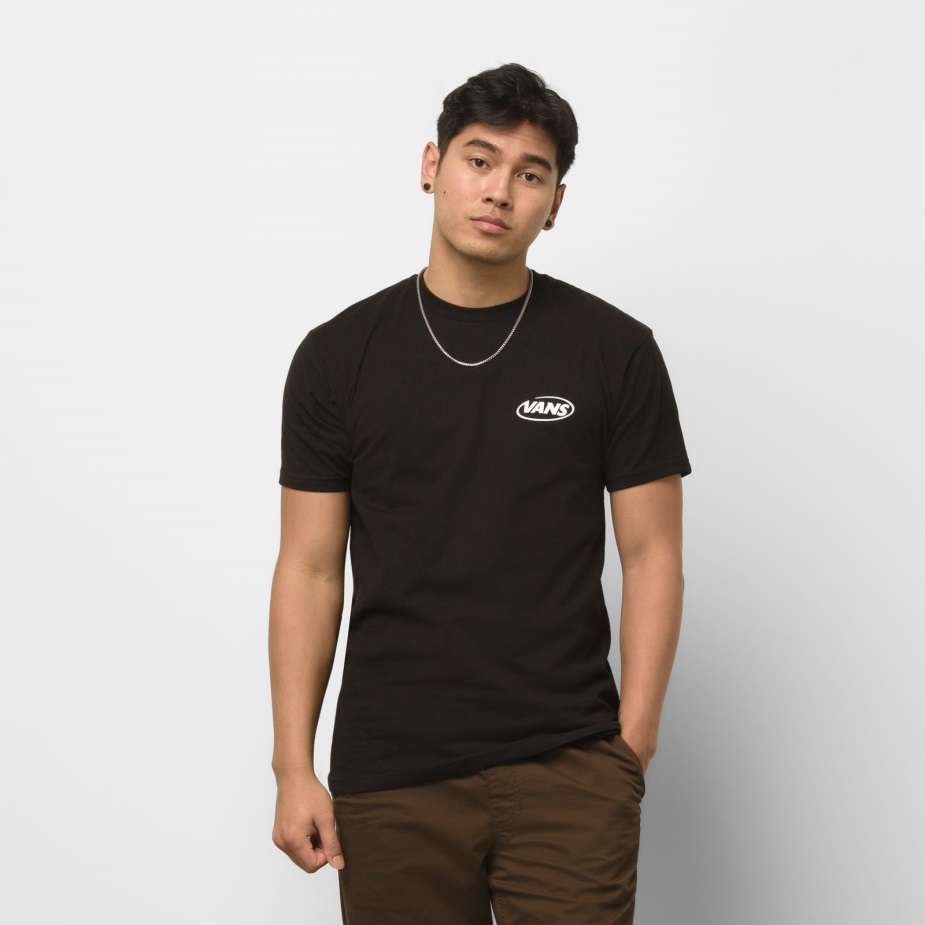 Vans Hi Def εμπορικό μπλουζάκι μαύρο