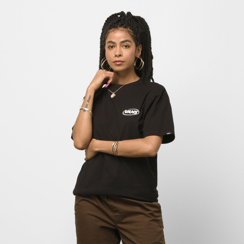 Vans Hi Def εμπορικό μπλουζάκι μαύρο