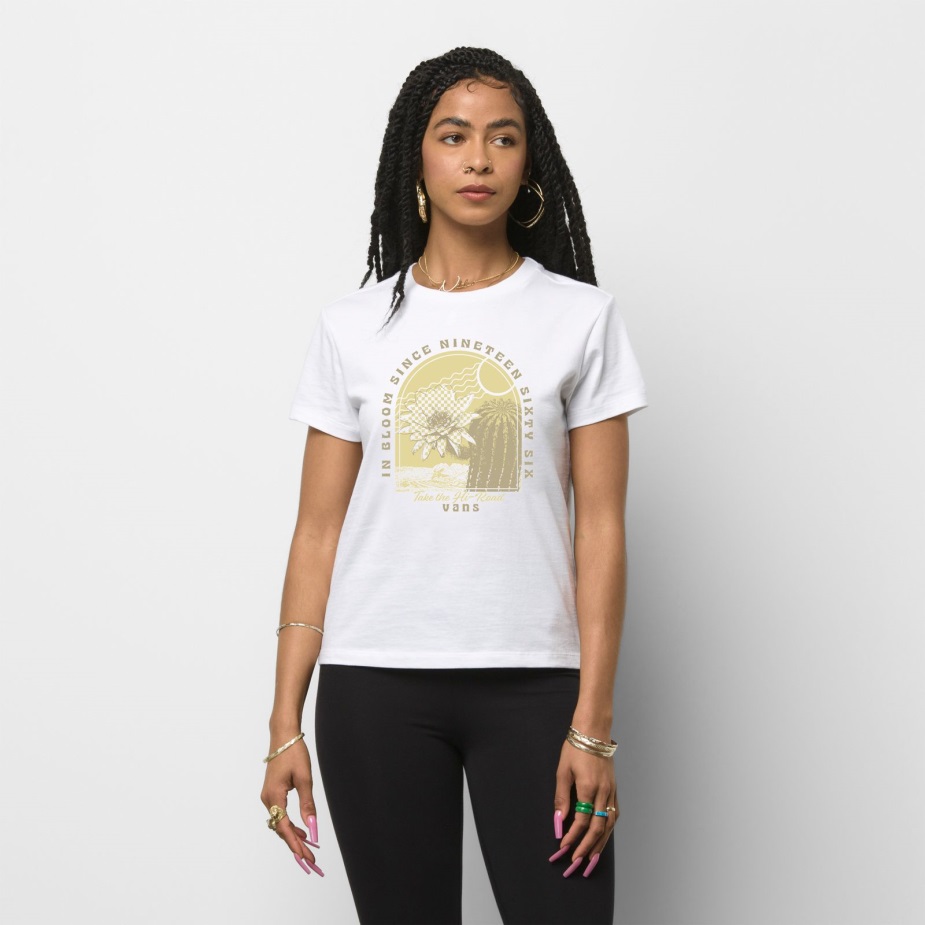 Vans High Road Crew Tee λευκό