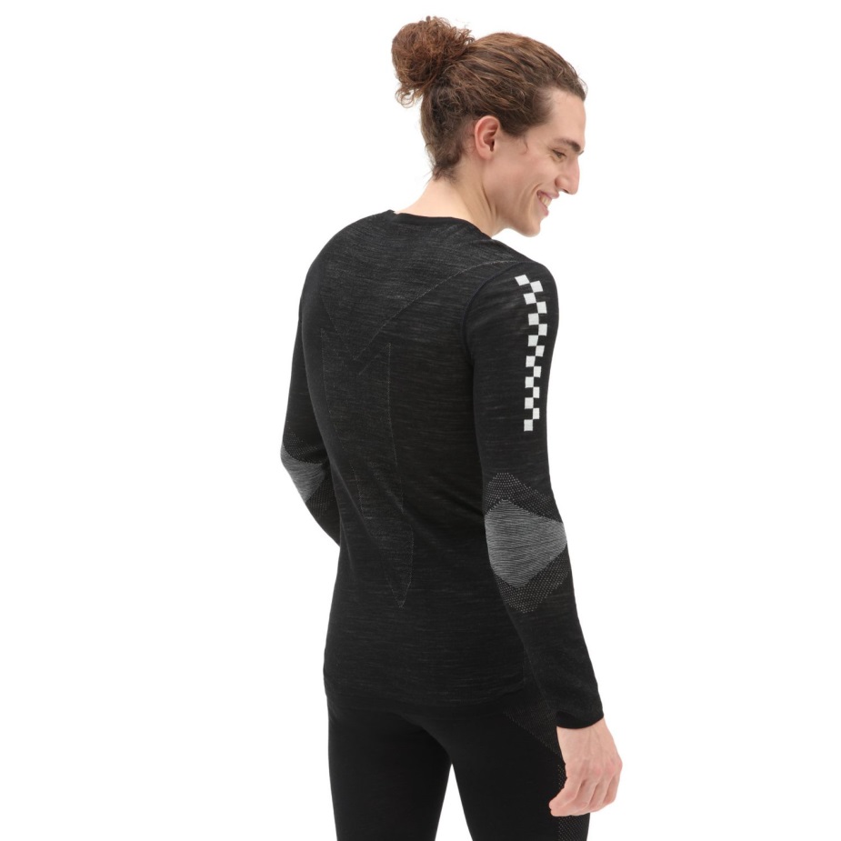 Vans Intraknit Merino Base Layer Crew T-shirt μαύρο