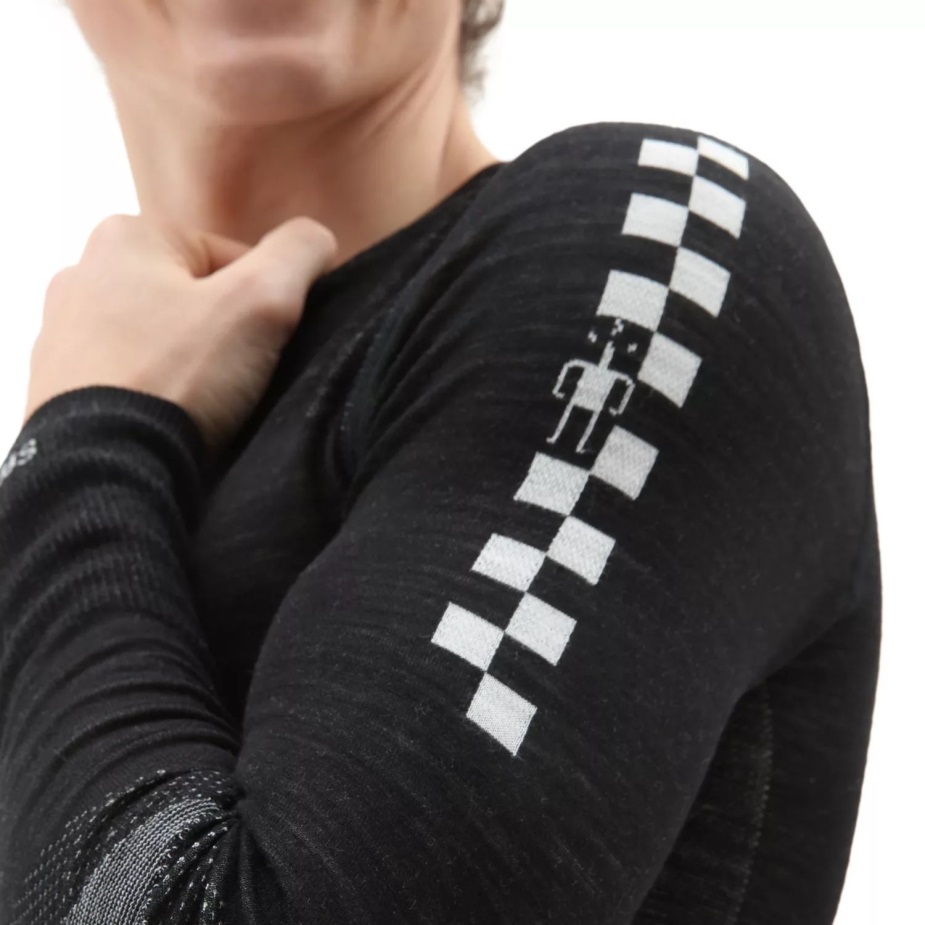 Vans Intraknit Merino Base Layer Crew T-shirt μαύρο