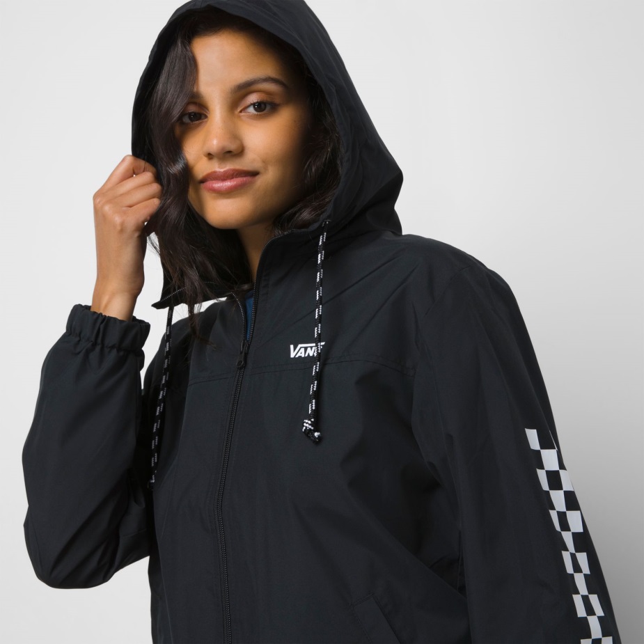 Vans Kastle Check Me αντιανεμικό μπουφάν μαύρο