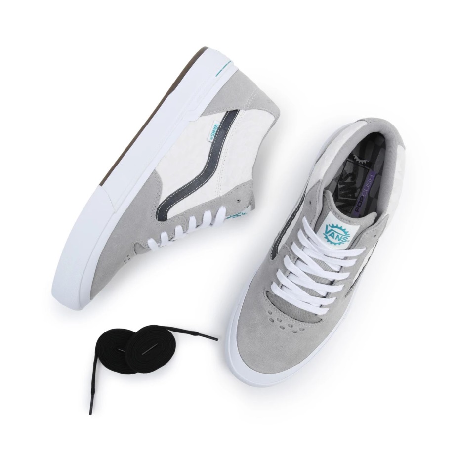 Vans Kevin Peraza Bmx Style 114 παπούτσια γκρι-λευκό