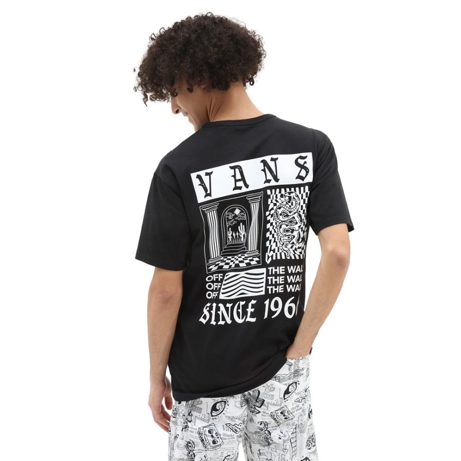 Vans Kevin Peraza Off The Wall T-shirt μαύρο