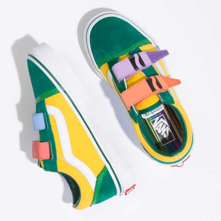Vans Kids Crayola Old Skool V Cr Out Of The Box