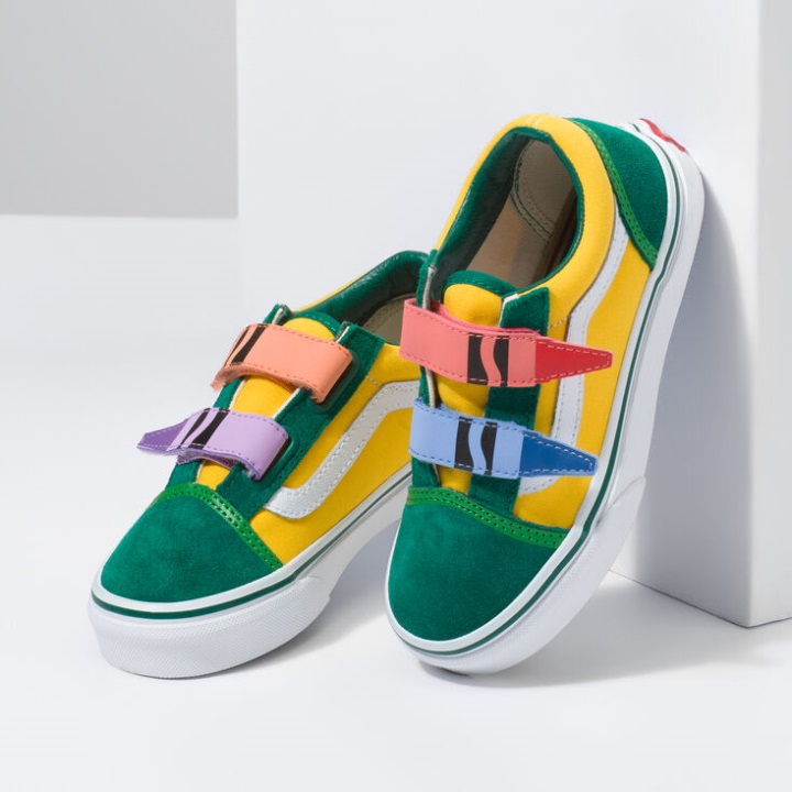 Vans Kids Crayola Old Skool V Cr Out Of The Box
