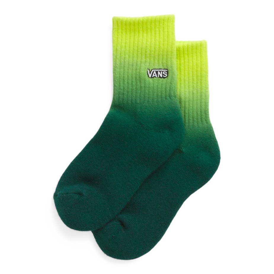 Vans Kids Dip Dye Crew Sock 1-6 Lime Punch