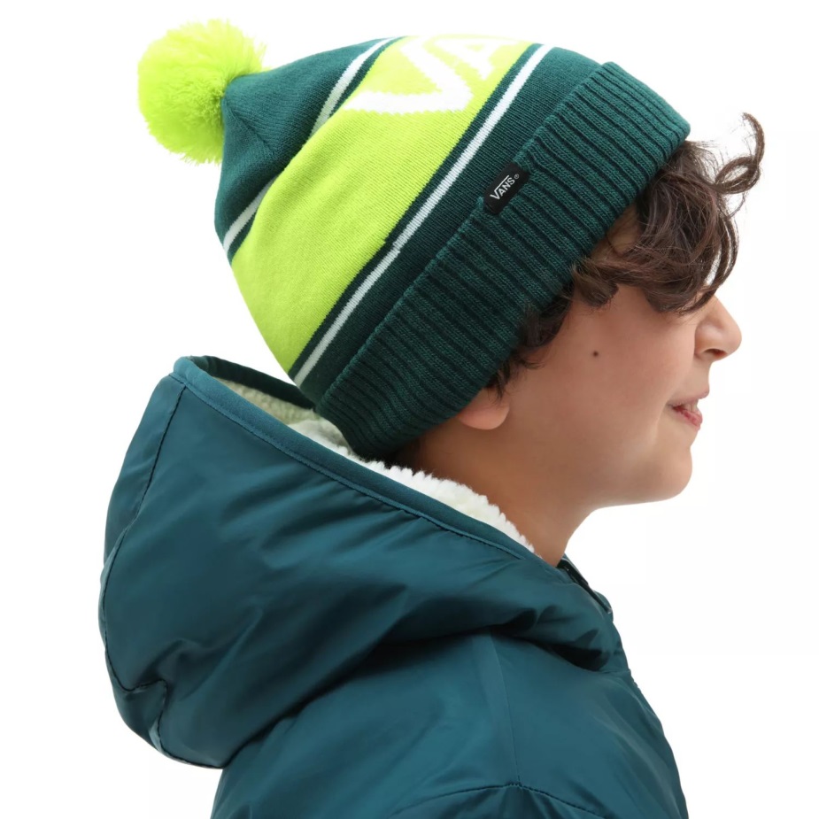 Vans Kids Drop V Beanie κίτρινο-λευκό