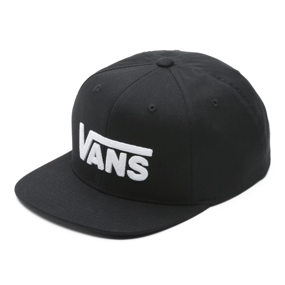Vans Kids Drop V καπέλο Snapback (8-14 ετών) μαύρο-άσπρο