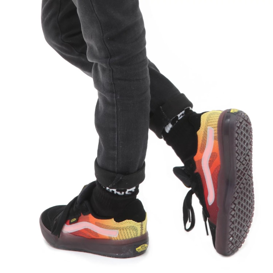 Vans Kids Evdnt παπούτσια Ultimatewaffle (4-8 ετών) μαύρο-πορτοκαλί