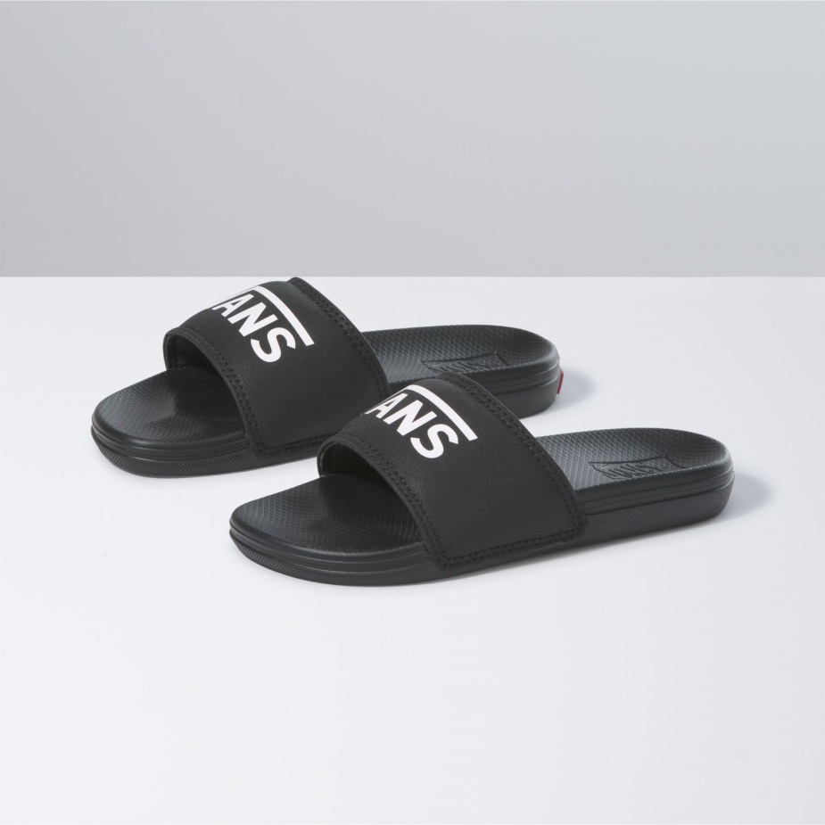 Vans Kids La Costa Slide-on μαύρο