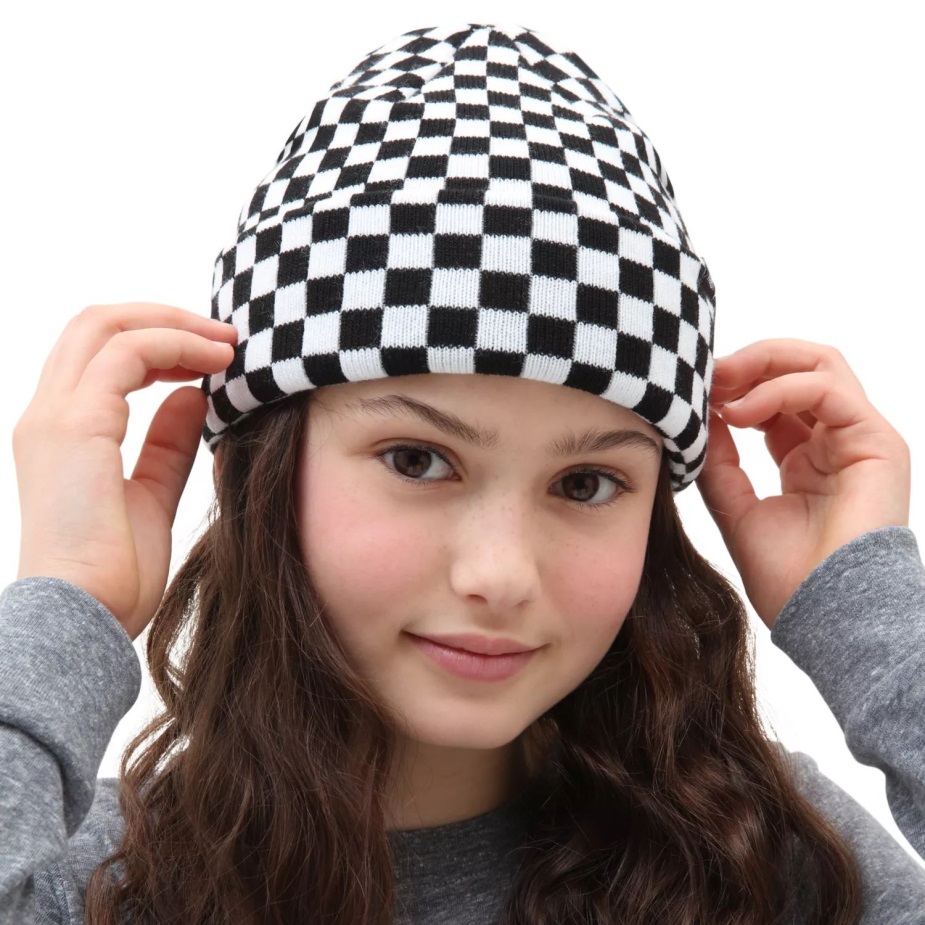 Vans Kids Newbs Beanie μαύρο-άσπρο