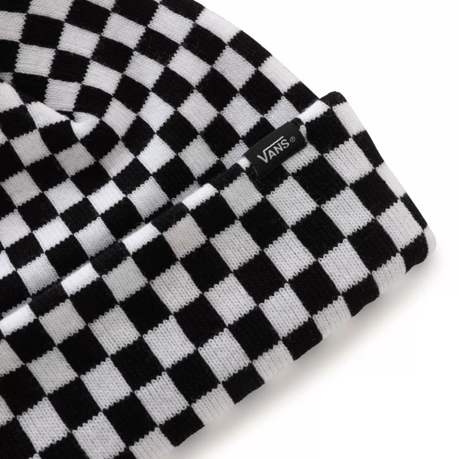 Vans Kids Newbs Beanie μαύρο-άσπρο