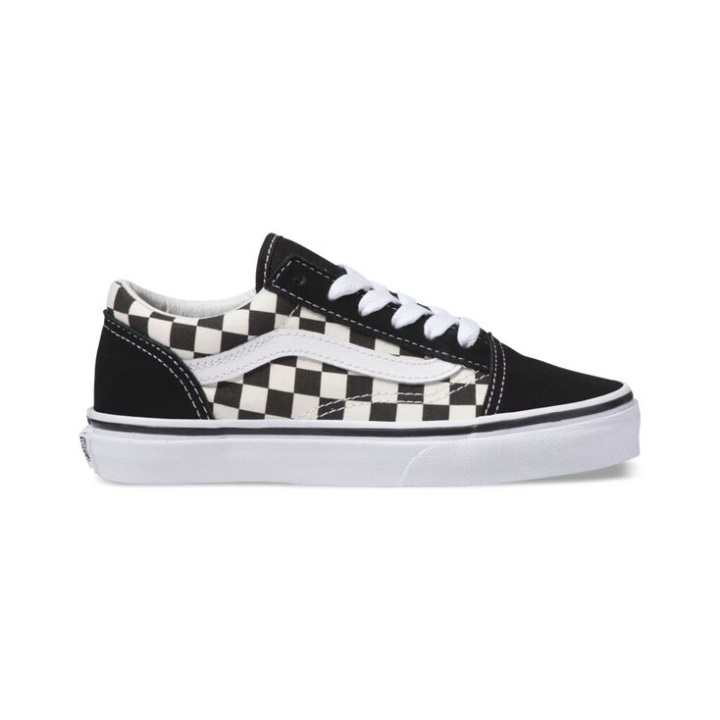 Vans Kids Old Skool (κύριος έλεγχος) μαύρο-άσπρο