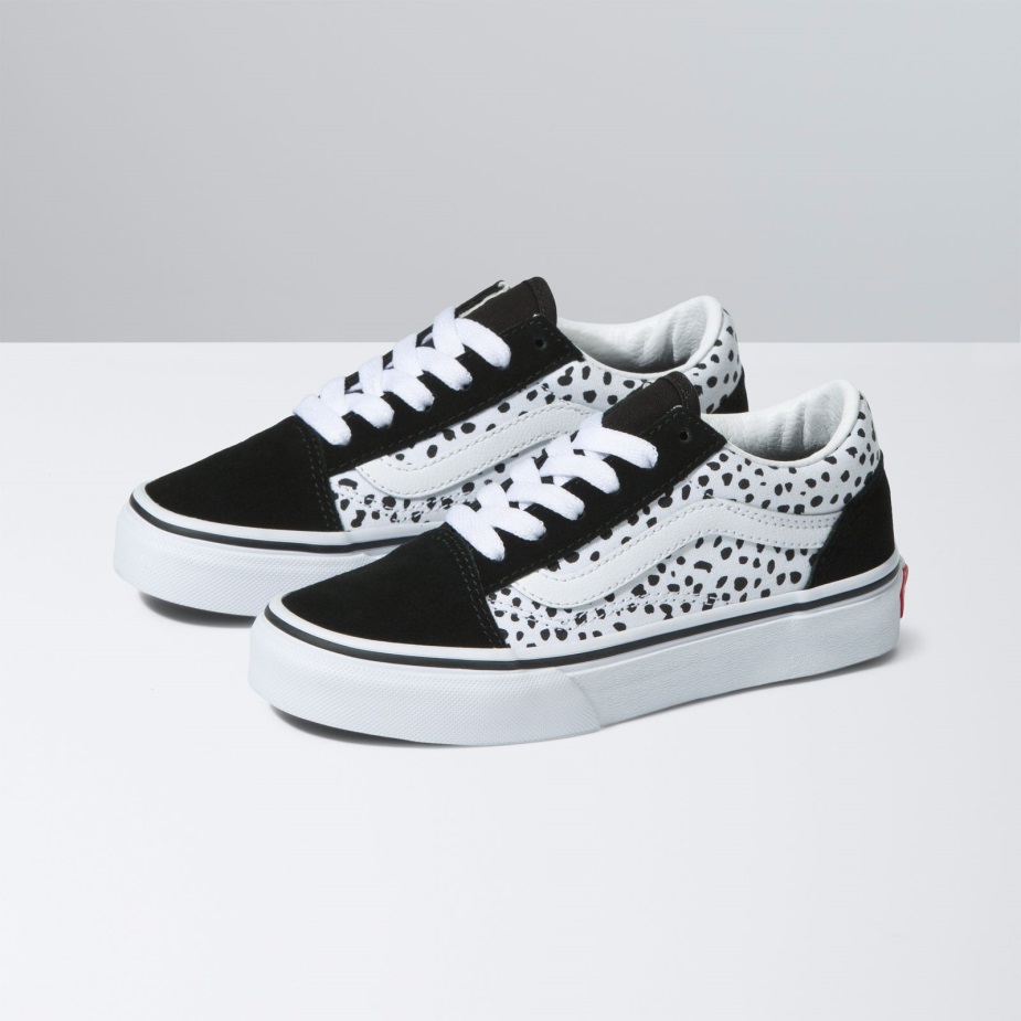 Vans Kids Old Skool Dalmatian Black-true White