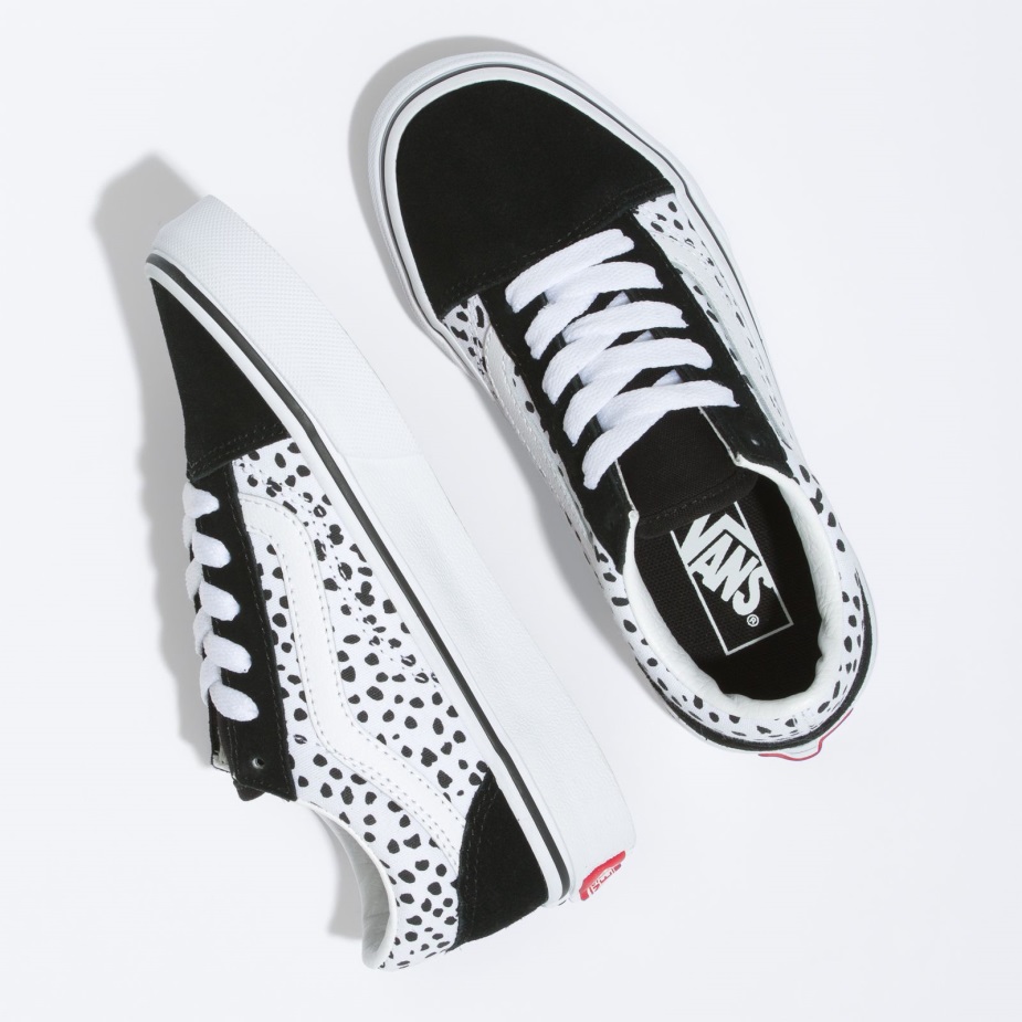 Vans Kids Old Skool Dalmatian Black-true White