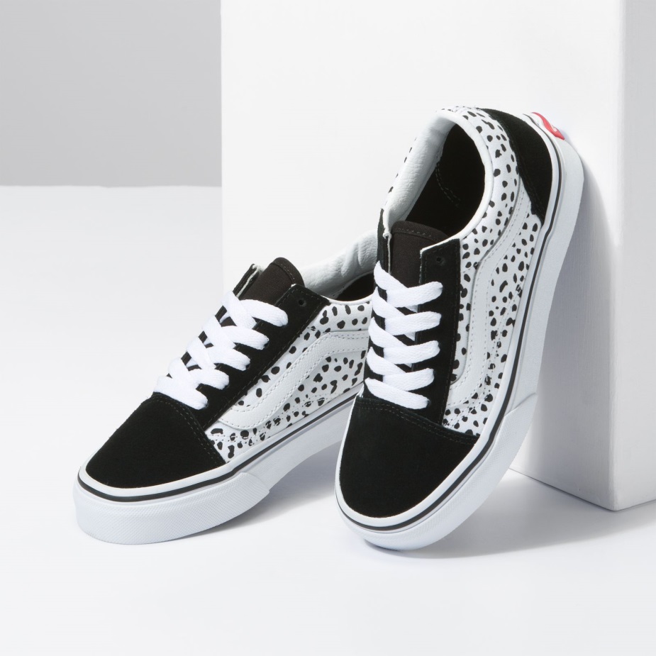 Vans Kids Old Skool Dalmatian Black-true White