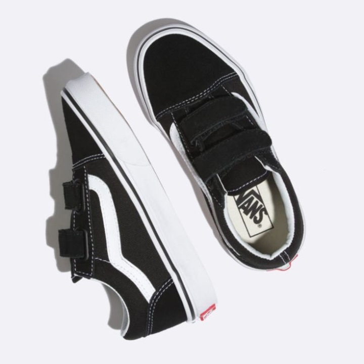 Vans Kids Old Skool V Black-true White