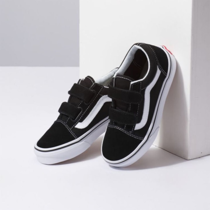 Vans Kids Old Skool V Black-true White